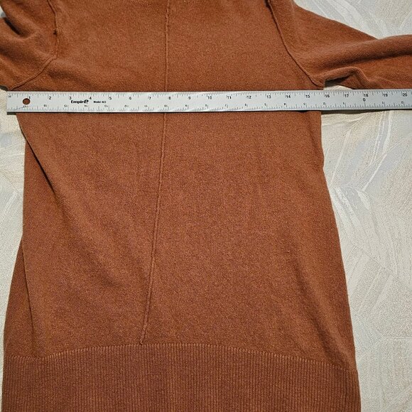 Women’s Banana Republic Italian Wool Cashmere Blend Rust Top, XS - Picture 4 of 9